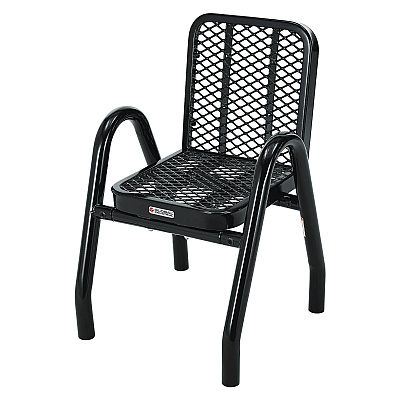 Global Industrial Outdoor Dining Set, Round, 36" dia x 29"h, Black Top, Black Base/Legs (GBE348122BK)