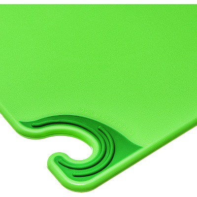 San Jamar Saf-T-Grip Cutting Board, 24 x 18 x 0.5, Green (SJMCBG182412GN)