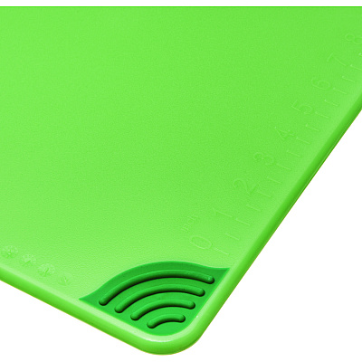 San Jamar Saf-T-Grip Cutting Board, 24 x 18 x 0.5, Green (SJMCBG182412GN)
