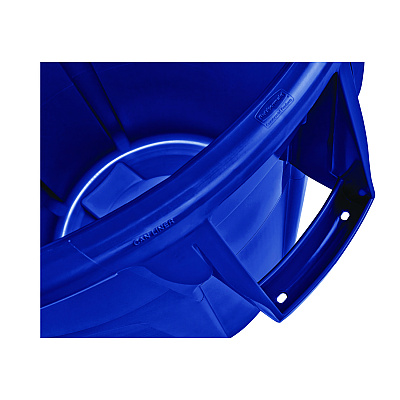 Rubbermaid Commercial Vented Round Brute Container, 32 gal, Plastic, Blue (RCP2632BLU)