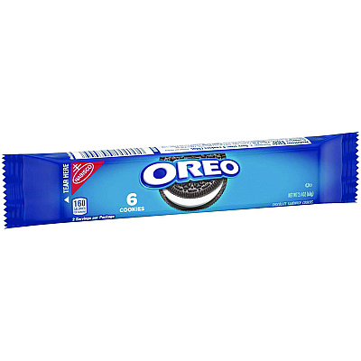 Nabisco Oreo Cookies Single Serve Packs, Chocolate, 2.4 oz Pack, 6 Cookies/Pack, 12 Packs/Box (CDB00470)