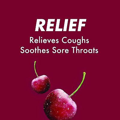HALLS Triple Action Cough Drops, Cherry, 30/Bag, 12 Bags/Box (CDB27499)