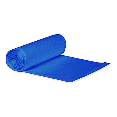 Heritage High-Density Waste Can Liners, 23 gal, 14 mic, 30" x 43", Blue, 25 Bags/Roll, 10 Rolls/Carton (HERZ6043HXR01)