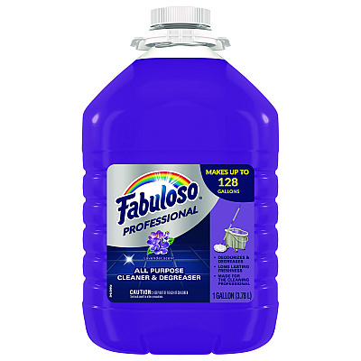 Fabuloso All-Purpose Cleaner, Lavender Scent, 1 gal Bottle, 4/Carton (CPC05253)