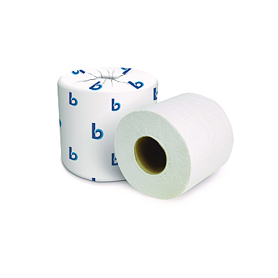 Boardwalk 2-Ply Toilet Tissue, Septic Safe, White, 125 ft Roll Length, 500 Sheets/Roll, 96 Rolls/Carton (BWK6180)