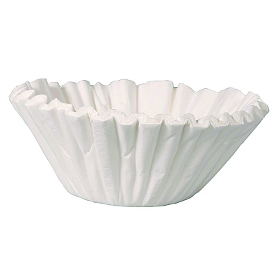BUNN Commercial Coffee Filters, 6 gal Urn Style, Flat Bottom, 36/Cluster, 7 Clusters/Carton (BUN6GAL20X8)