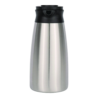 BUNN 1.9 Liter Thermal Pitcher, Stainless Steel/Black (BUNVACPIT19)