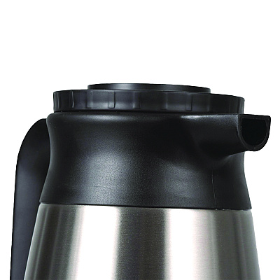 BUNN 1.9 Liter Thermal Pitcher, Stainless Steel/Black (BUNVACPIT19)