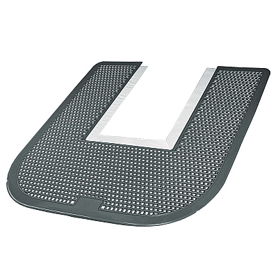 Impact Disposable Toilet Floor Mat, Nonslip, Orchard Zing Scent, 23 x 21.63, Gray, 6/Carton (IMP1550CT)