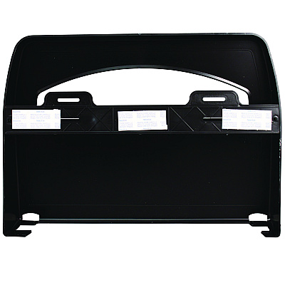 Impact Toilet Seat Cover Dispenser, 16.4 x 3.05 x 11.9, Black, 2/Carton (IMP1122CT)