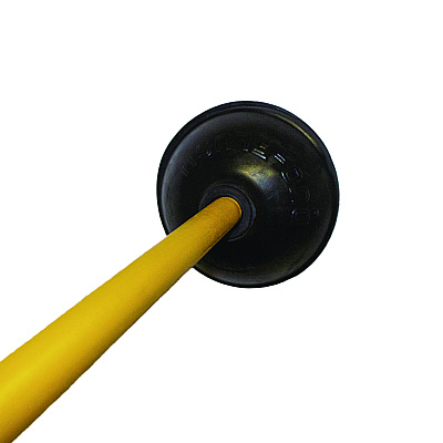 Impact Plunger, 20" Wood Handle, 6" dia (IMP9201)