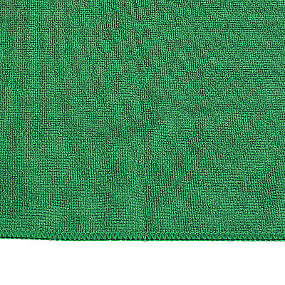 Impact Premium Weight Microfiber Dry Cloths, 16 x 16, Green, 12/Pack (IMPLFK300)