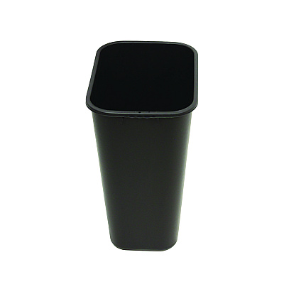 Impact Soft-Sided Wastebasket, 41 qt, Polyethylene, Black (IMP77035)