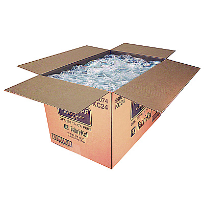 Fabri-Kal Kal-Clear PET Cold Drink Cups, 24 oz, Clear, 25/Sleeve, 24 Sleeves/Carton (FABKC24)