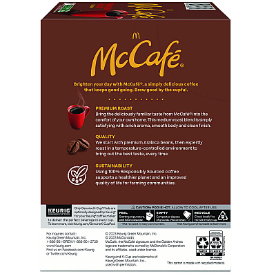 McCafe Premium Roast K-Cup, 24/BX (GMT7465)