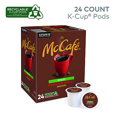 McCafe Premium Roast Decaf K-Cup, 24/BX (GMT7467)