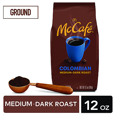 McCafe Ground Coffee, Colombian, 12 oz Bag (GMT6346EA)
