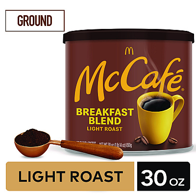 McCafe Ground Coffee, Breakfast Blend, 30 oz Can (GMT7152EA)