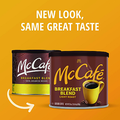 McCafe Ground Coffee, Breakfast Blend, 30 oz Can (GMT7152EA)