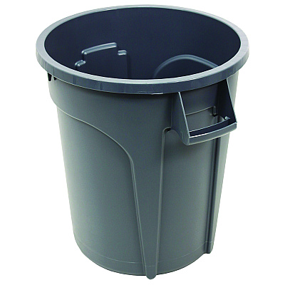 Impact Value-Plus Containers, 20 gal, Low-Density Polyethylene, Gray (IMPGC200103)
