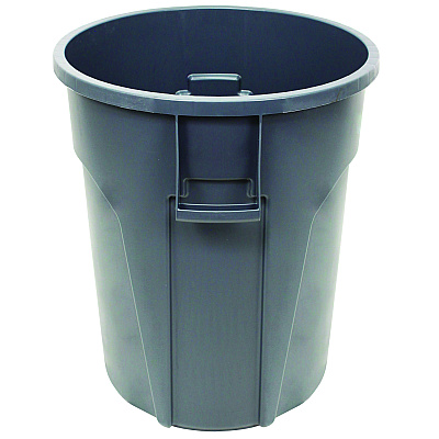 Impact Value-Plus Containers, 20 gal, Low-Density Polyethylene, Gray (IMPGC200103)