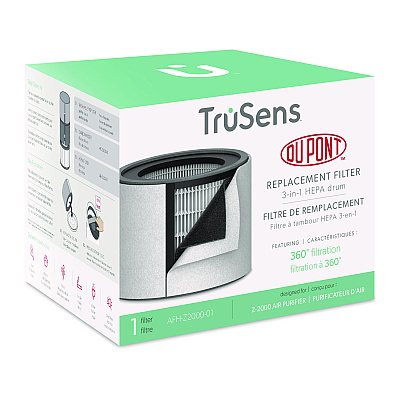 Carbon and HEPA Replacement Filters for Trusens Purifiers, 7.9" (TNSAFHZ2000)