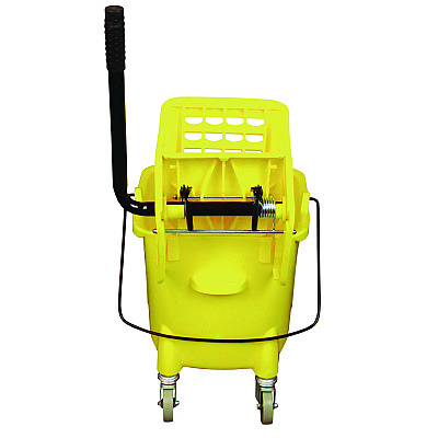 Impact Side-Press Wringer and Plastic Bucket Combo, 12 to 32 oz, Yellow (IMP7Y26363Y)