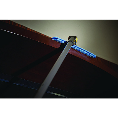 Rubbermaid Commercial Twisted Loop Blend Dust Mop, Blend, 36 x 5, Blue (RCPJ255BLUE)