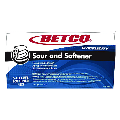 Betco Symplicity Sour and Softener, Springtime Fresh Scent, 5 gal Pail (BET4837800)