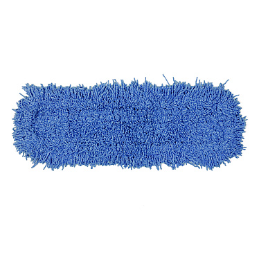 Rubbermaid Commercial Twisted Loop Blend Dust Mop, Polyester Yarn, 48", Blue, 12/Carton (RCPJ257BLUCT)