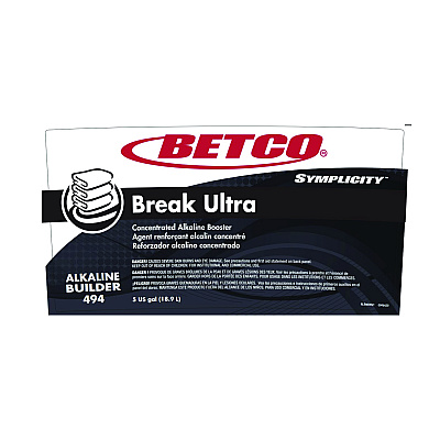Betco Symplicity Break Ultra Alkaline Booster, Unscented, 5 gal Pail (BET4947800)