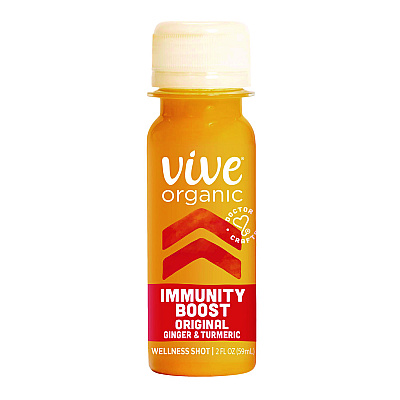 Vive Organic Immunity Boost, Ginger, 2 oz Bottle,12/Carton (GRR34800001)