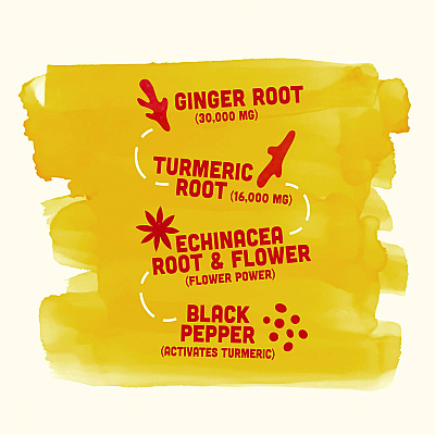 Vive Organic Immunity Boost, Ginger, 2 oz Bottle,12/Carton (GRR34800001)