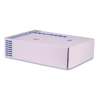 Heritage Linear Low-Density Can Liners, 16 gal, 0.5 mil, 24" x 32", Clear, 500/Carton (HERH4832MCR01)