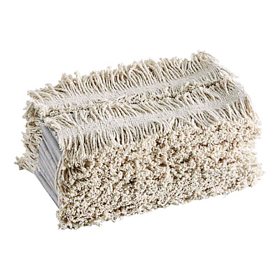 Rubbermaid Commercial Cut To Length Dust Mops, Cotton, White, Cut-End, 5 x 40 Ft, 1 Box (RCPM150)