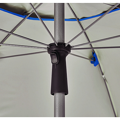 ergodyne Shax 6100 Lightweight Work Umbrella, 90" Span, 92" Long, Blue Canopy (EGO12964)