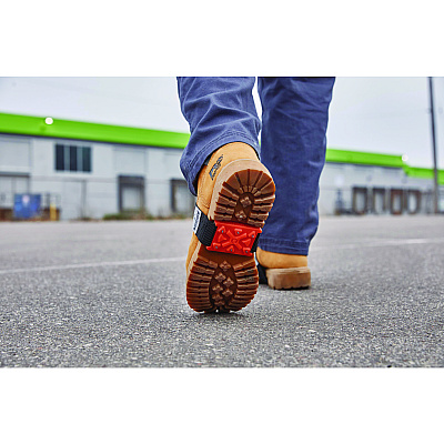 ergodyne 6317 Orange Ice Cleats Mid-Sole Heeled Boot, One Size Fits Most, Orange, Pair (EGO16321)