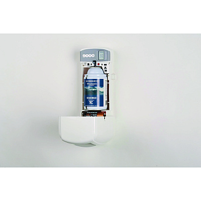 Rubbermaid Commercial TC Microburst Odor Control System 9000 LCD, 3.6 x 4.33 x 8.75, White (RCP1793535)
