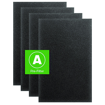 Honeywell Pre-Cut Carbon Pre-Filter, Box of 4 Filters (HWLHRFA100)