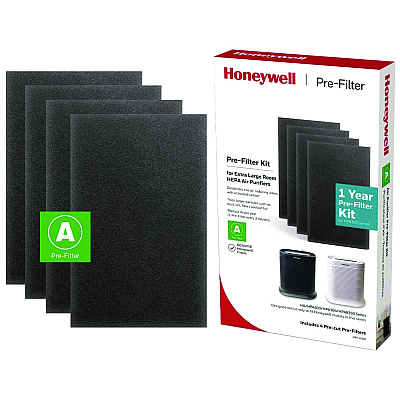 Honeywell Pre-Cut Carbon Pre-Filter, Box of 4 Filters (HWLHRFA300)