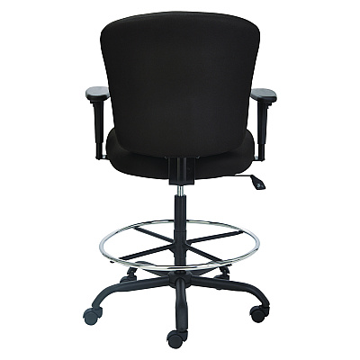 Alera Mota Series Big and Tall Chair, Supports Up to 450 lb, 19.68" to 23.22" Seat Height, Black (ALEMT4510)