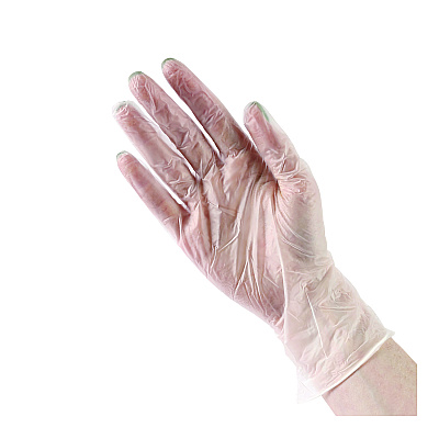Boardwalk General Purpose Vinyl Gloves, Powder/Latex-Free, 2.6 mil, Large, Clear, 100/Box, 10 Boxes/Carton (BWK365LCT)