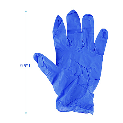 Boardwalk Disposable General-Purpose Nitrile Gloves, Medium, Blue, 4 mil, 1,000/Carton (BWK380MCTA)