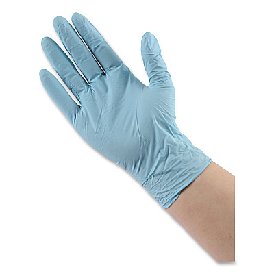 Boardwalk Disposable Examination Nitrile Gloves, X-Large, Blue, 5 mil, 1,000/Carton (BWK382XLCTA)