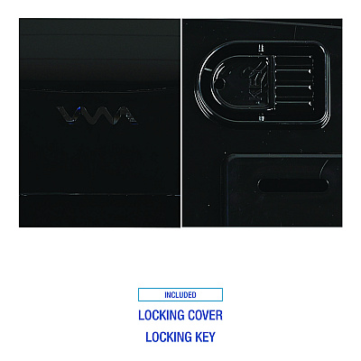 Boardwalk Ultrafold Multifold/C-Fold Towel Dispenser, 11.75 x 6.25 x 18, Black Pearl (BWK1500)