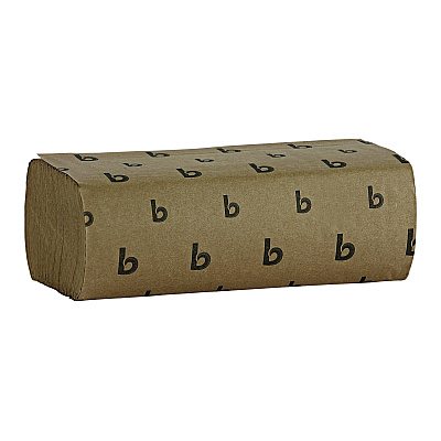 Boardwalk Multifold Paper Towels, 1-Ply, 9 x 9.45, Natural, 250/Pack, 16 Packs/Carton (BWK6202)
