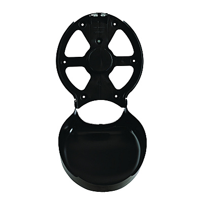Boardwalk Single Jumbo Toilet Tissue Dispenser, 11 x 6.25 x 12.25, Black (BWK1519)