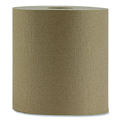 Boardwalk Hardwound Paper Towels, Nonperforated, 1-Ply, 8" x 800 ft, Natural, 6 Rolls/Carton (BWK6256)