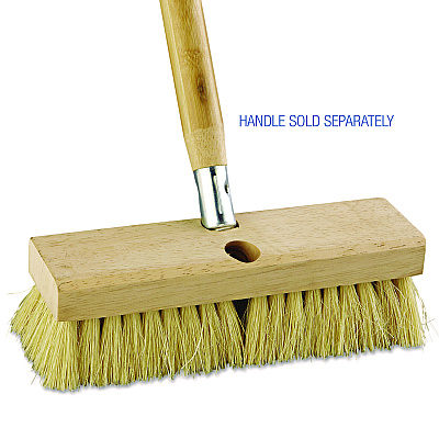 Boardwalk Deck Brush Head, 2" White Tampico Bristles, 10" Brush (BWK3210)