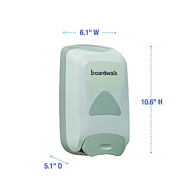 Boardwalk Soap Dispenser, 1,250 mL, 6.1 x 10.6 x 5.1, Gray (BWK8350)